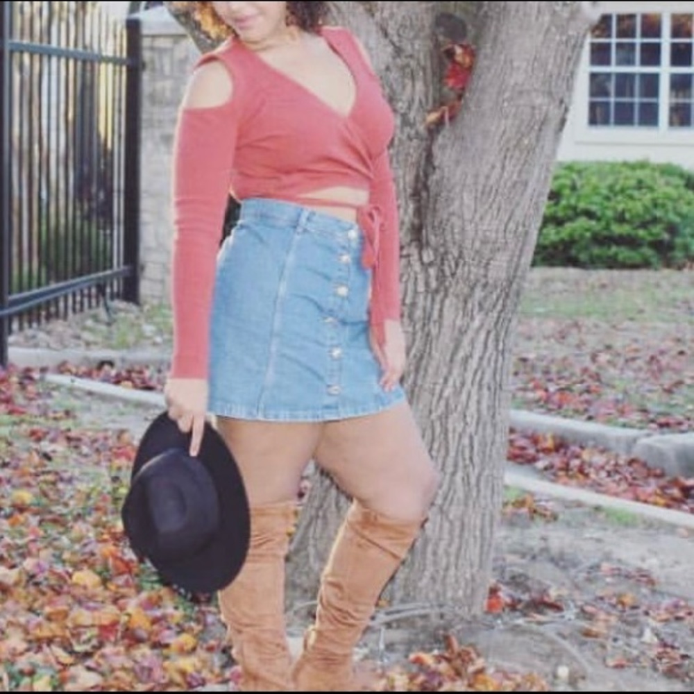 Orange shirt